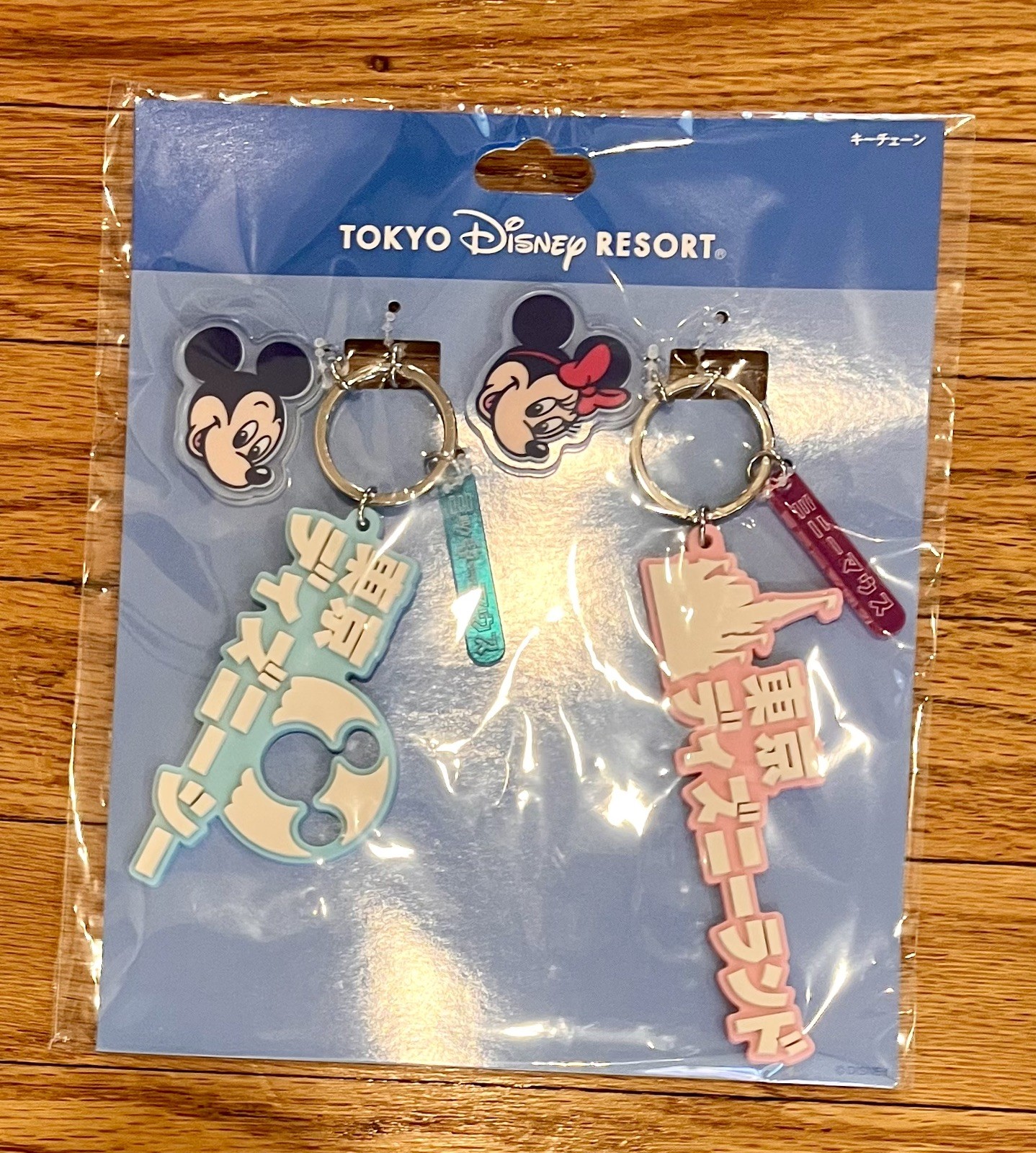 Tokyo Disney Resort Mickey Minnie Keychain 2pc Disneyland DisneySea Official New Tokyo Disney Resort Mickey Minnie Keychain 2pc Disneyland DisneySea Official New
