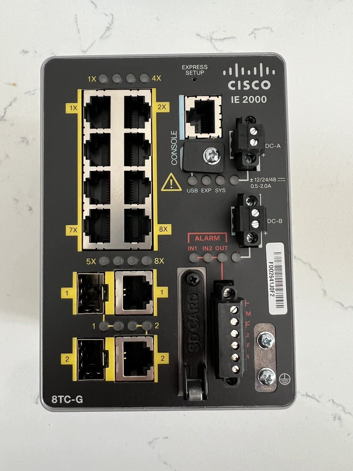 Cisco IE-2000-8TC-G-B Ethernet Switch Cisco IE-2000-8TC-G-B Ethernet Switch