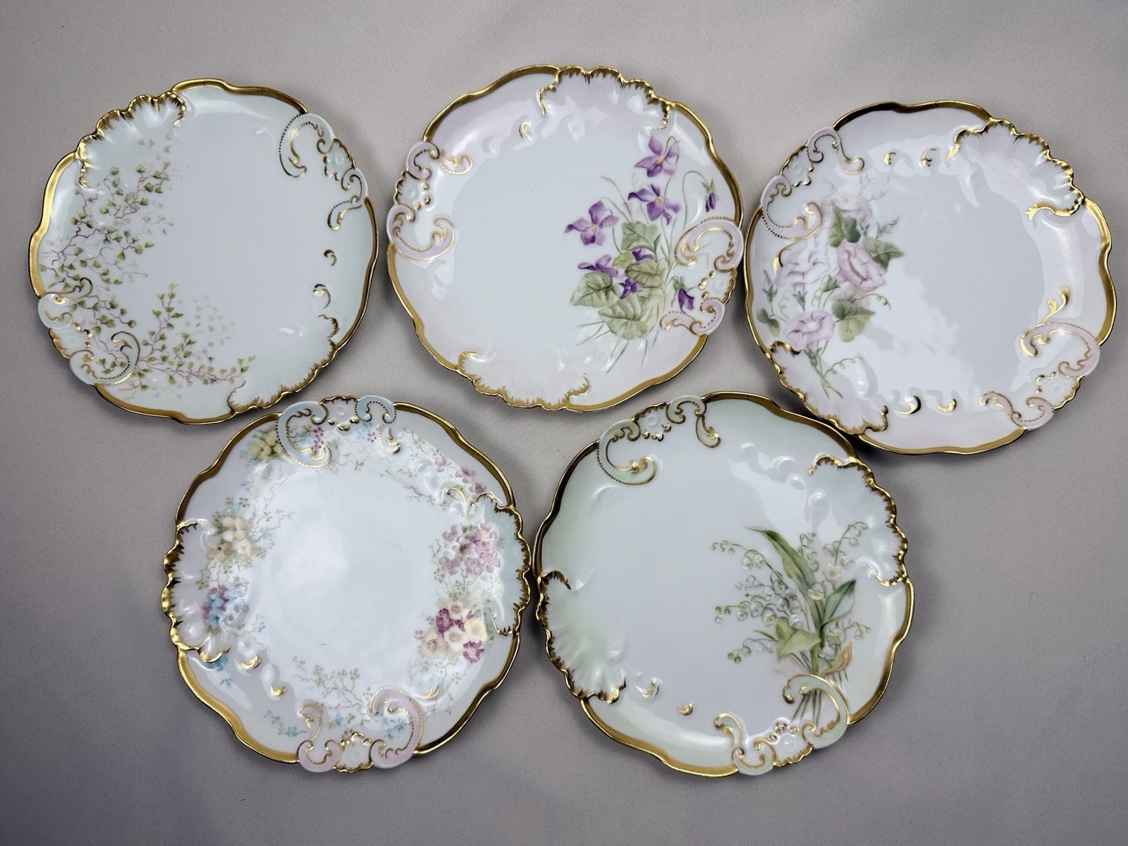 Antique Jean Pouyat J.P. Limoges France 8.5 Antique Jean Pouyat J.P. Limoges France 8.5