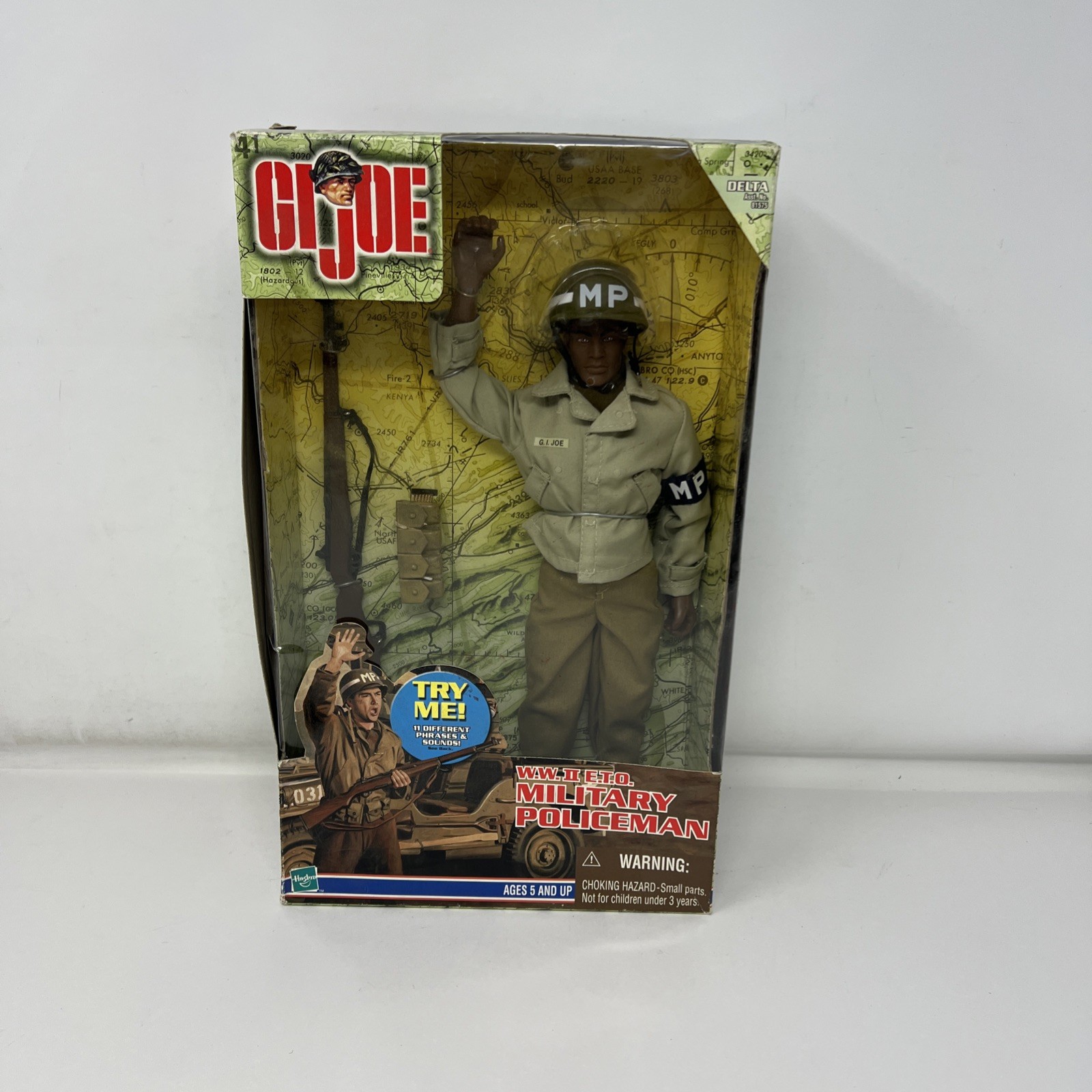 1999 Hasbro GI Joe WWII ETO Military Policeman Figure African American New READ 1999 Hasbro GI Joe WWII ETO Military Policeman Figure African American New READ