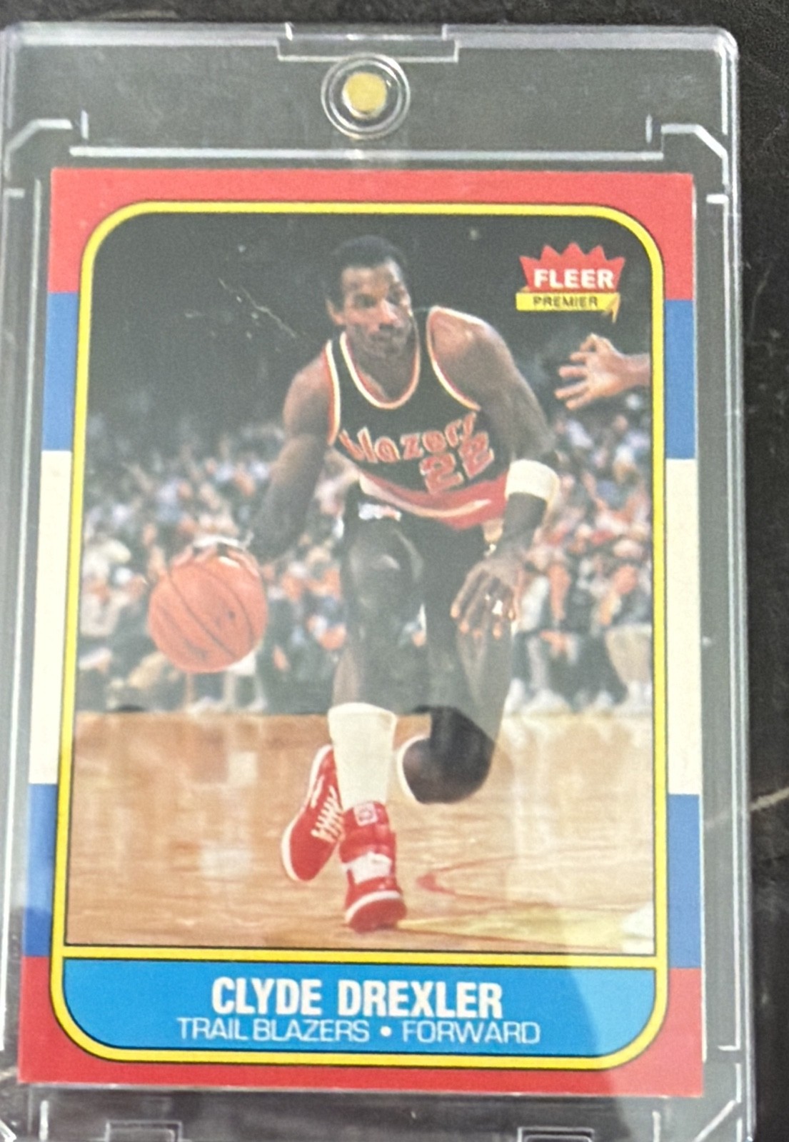 1986-87 Fleer - Clyde Drexler #26 1986-87 Fleer - Clyde Drexler #26
