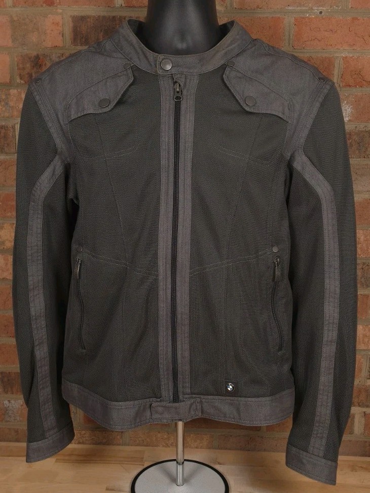 BMW Motorrad Venting Textile Jacket Gray Size Large EU 54 Mens Full Armored Mesh BMW Motorrad Venting Textile Jacket Gray Size Large EU 54 Mens Full Armored Mesh