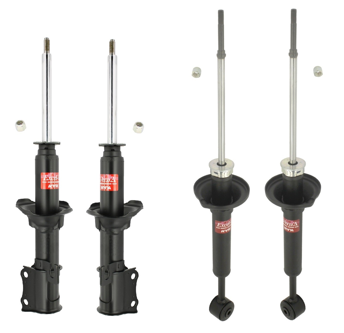 KYB Excel-G Front and Rear Struts Assemblies Kit For Ford Festiva 1988-1993