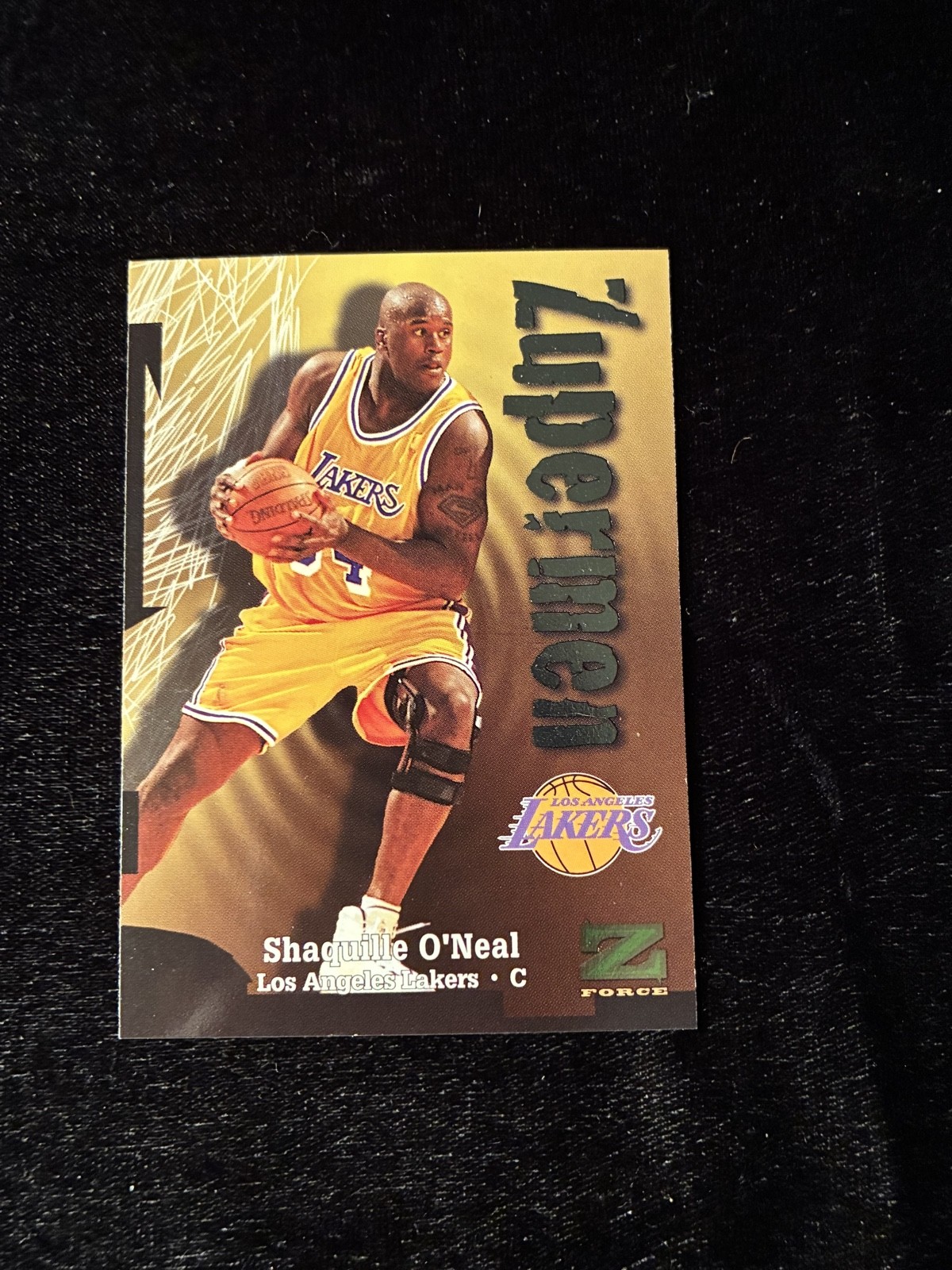1997-98 Skybox Z-Force - Zupermen Shaquille O\'Neal #196 1997-98 Skybox Z-Force - Zupermen Shaquille O\'Neal #196