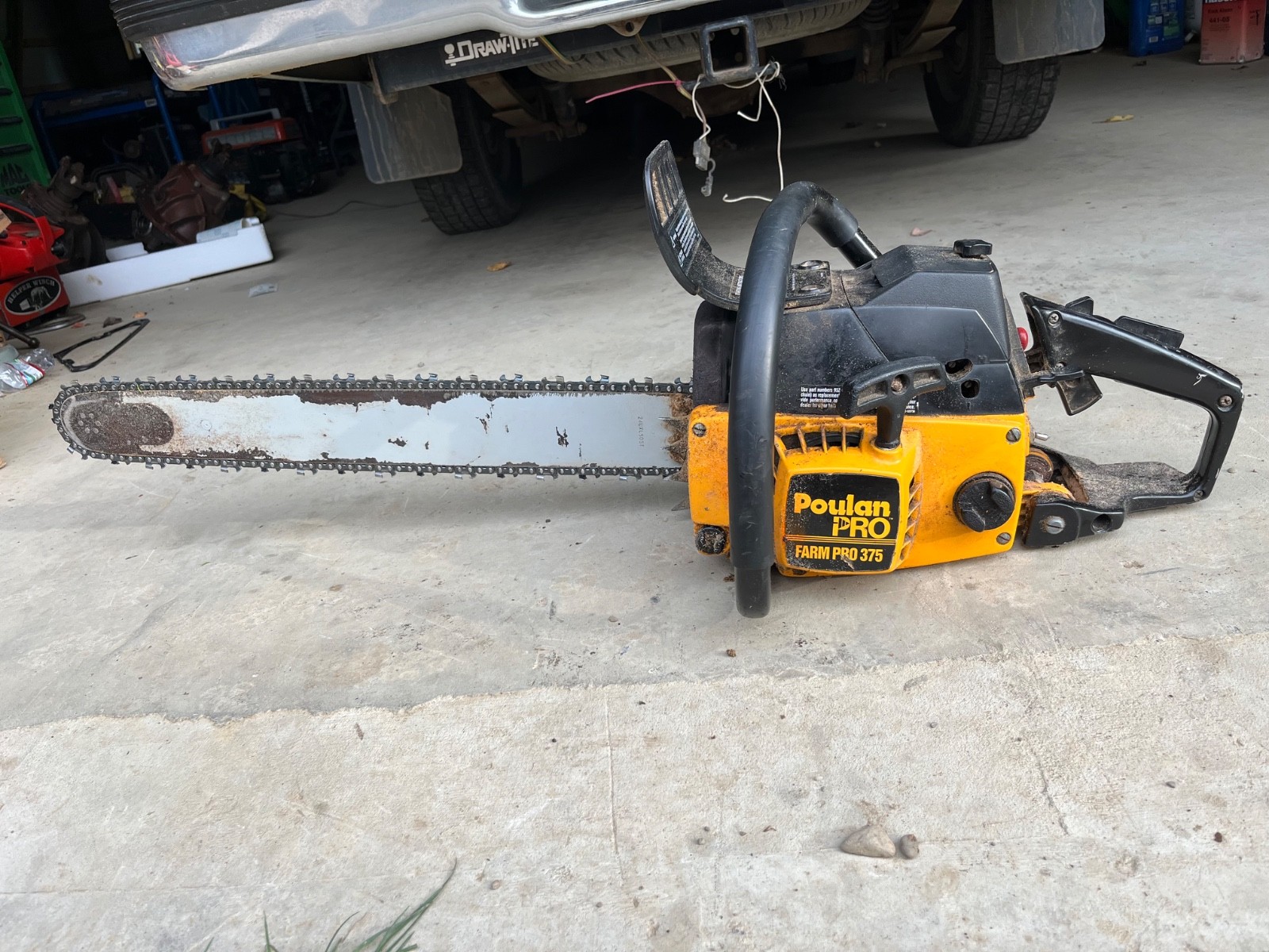 Poulan Pro Farm Pro 375 Chainsaw 24” Windsor Bar Runs Strong Fresh Sharp VIDEO Poulan Pro Farm Pro 375 Chainsaw 24” Windsor Bar Runs Strong Fresh Sharp VIDEO