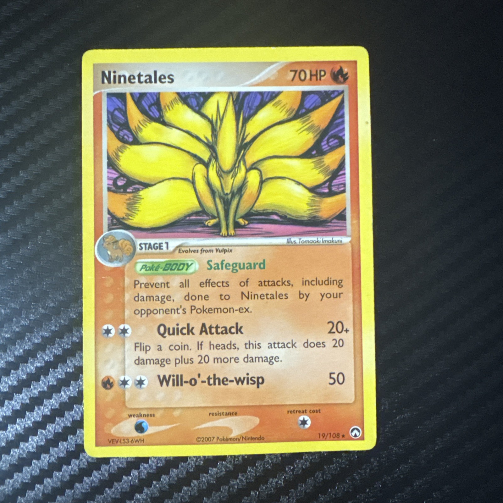 Pokemon Ninetales EX Power Keepers 19/108 Pokemon Ninetales EX Power Keepers 19/108