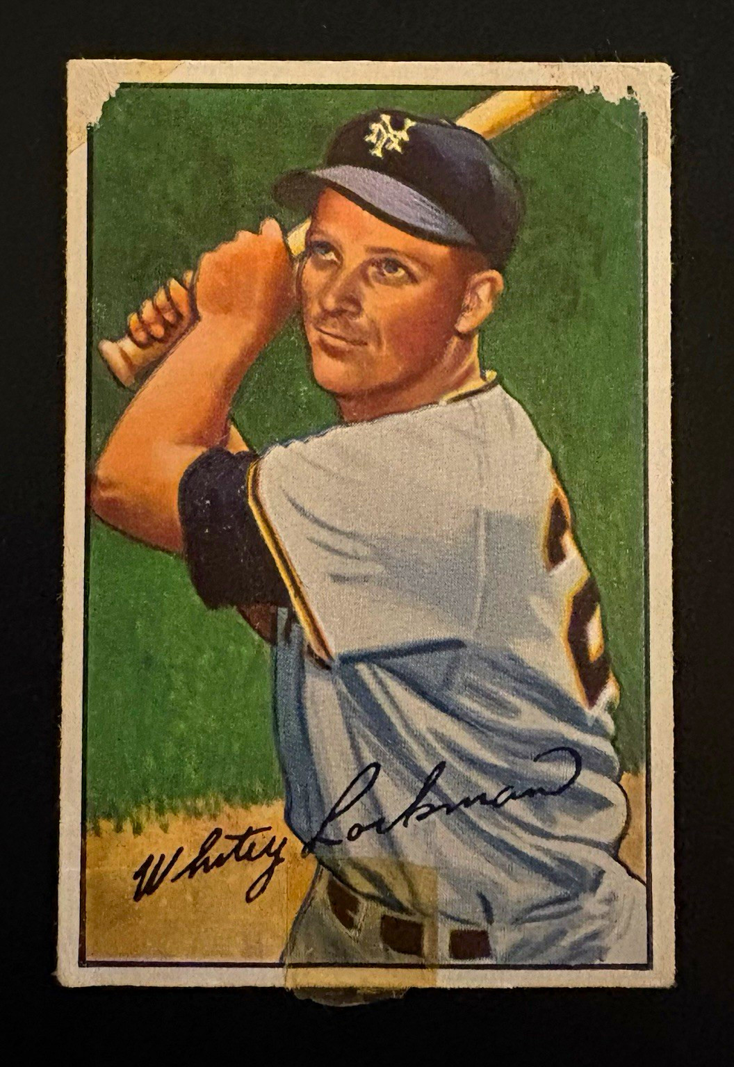 1952 Bowman Baseball - Whitey Lockman #38 New York Giants [Base] Base Set