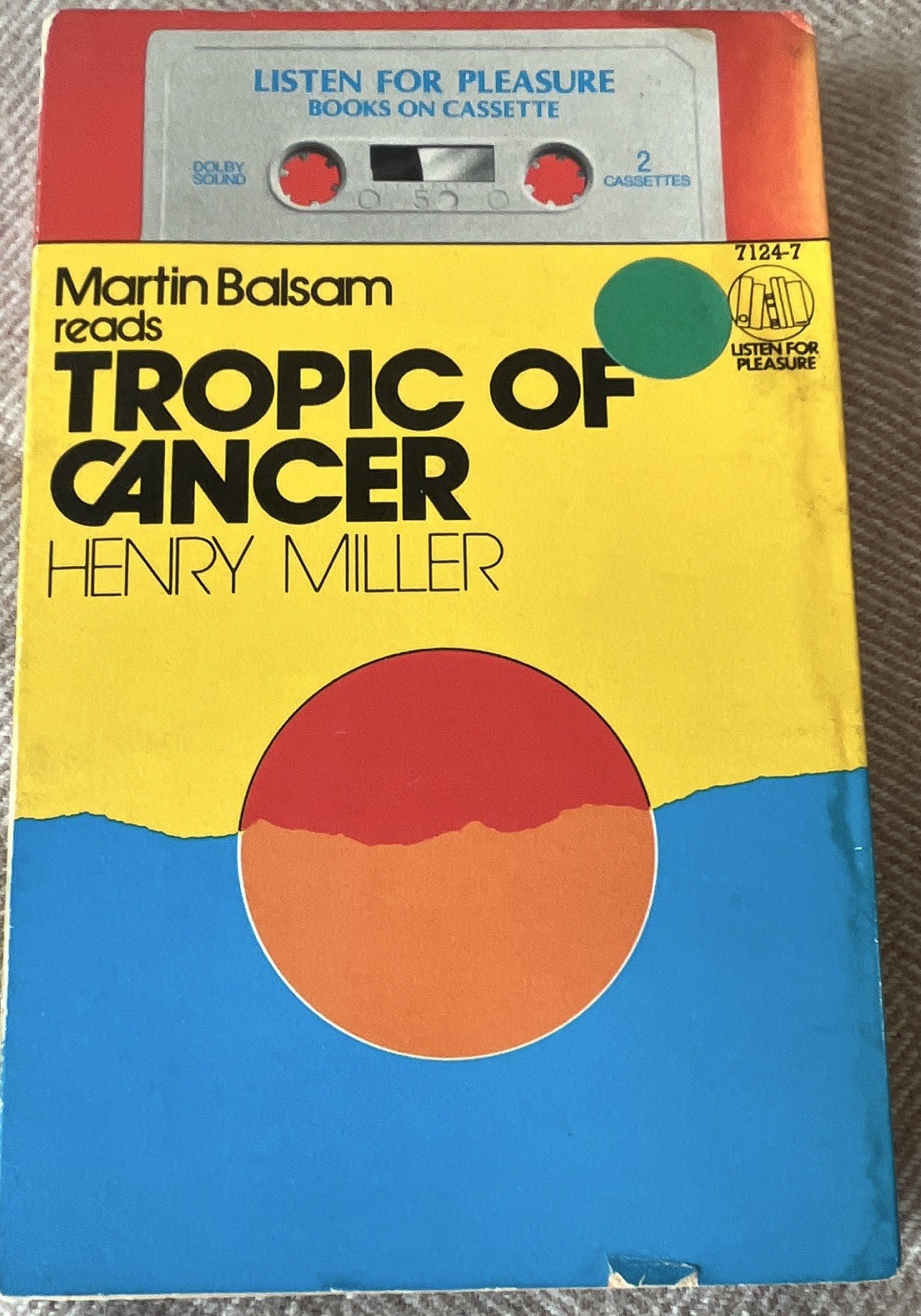 Martin Balsam - Tropic of Cancer (Abridged) Audiobook Cassette 1985 LFP 7124 Martin Balsam - Tropic of Cancer (Abridged) Audiobook Cassette 1985 LFP 7124
