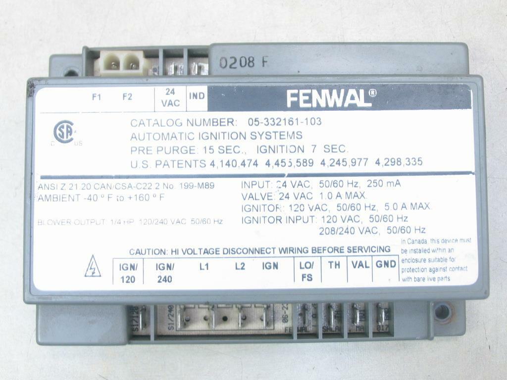 FENWAL 05-332161-103 Automatic Ignition System Teledyne Laars E0180400