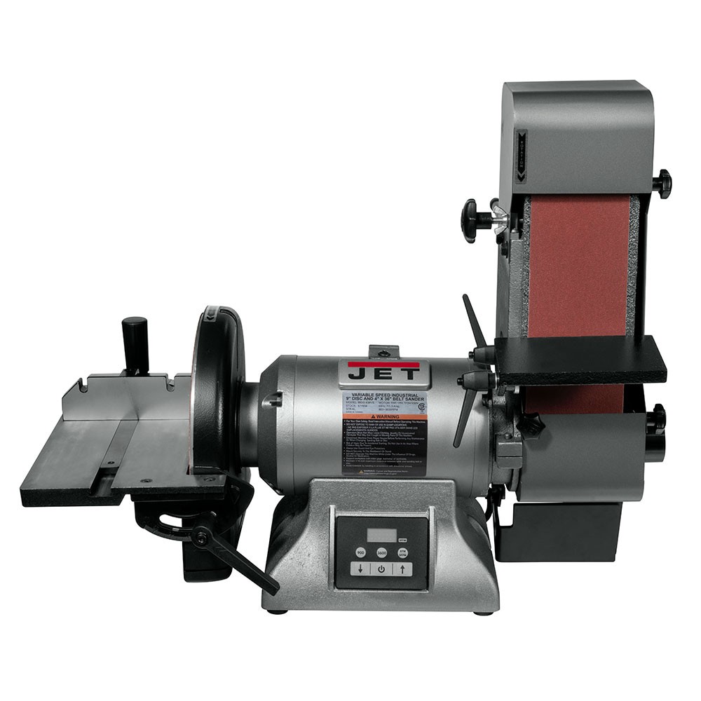Jet 577634 IBDG-436VS Variable Speed 4x36 Belt & 9in Disc Grinder
