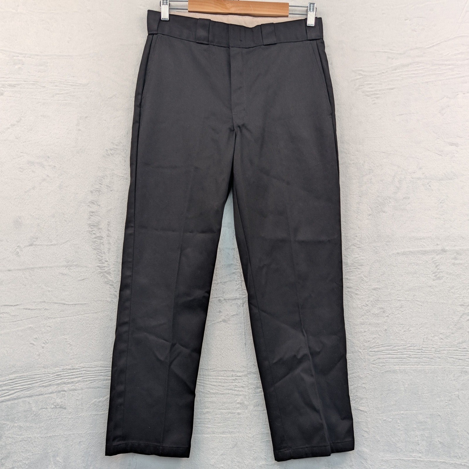 VTG Dickies Pants Men\'s 32x30 Black 874 Original Fit Straight Skate Workwear Y2K
