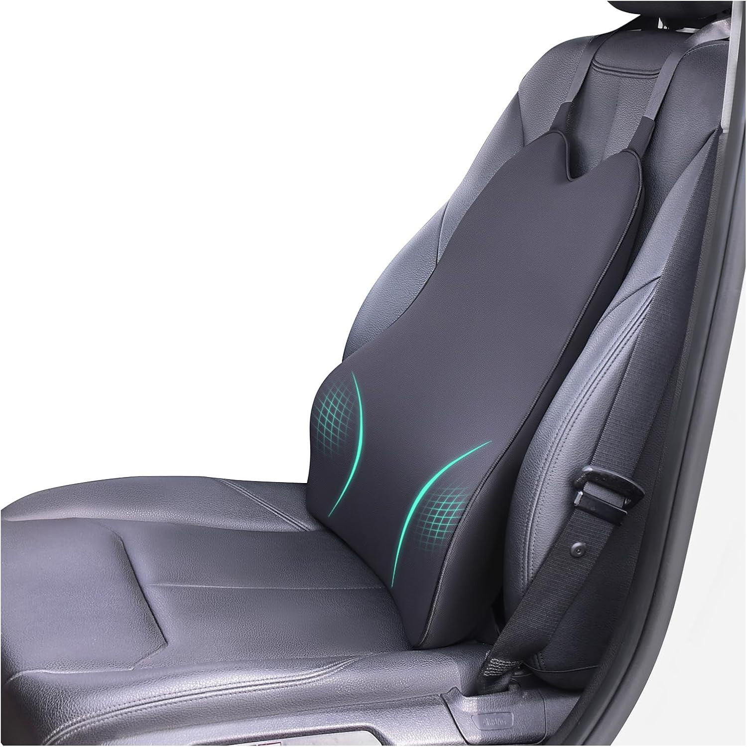 Lumbar Support Pillow for Car - Back Support for Medium to Large Vehicles - Soft Lumbar Support Pillow for Car - Back Support for Medium to Large Vehicles - Soft