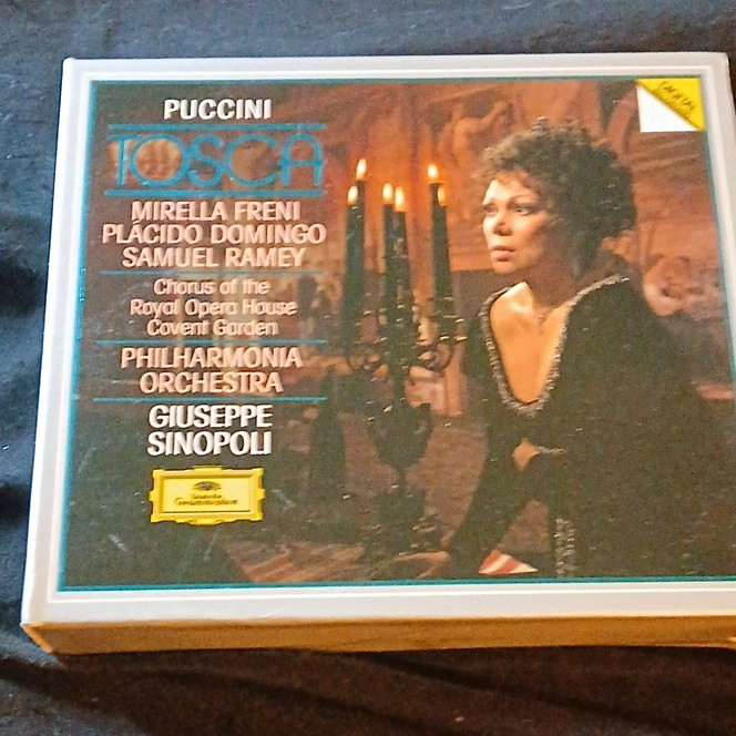 Deutsche Grammophon Puccini Tosca Sinopoli 2CD 1992 Opera 431 776-2 Deutsche Grammophon Puccini Tosca Sinopoli 2CD 1992 Opera 431 776-2
