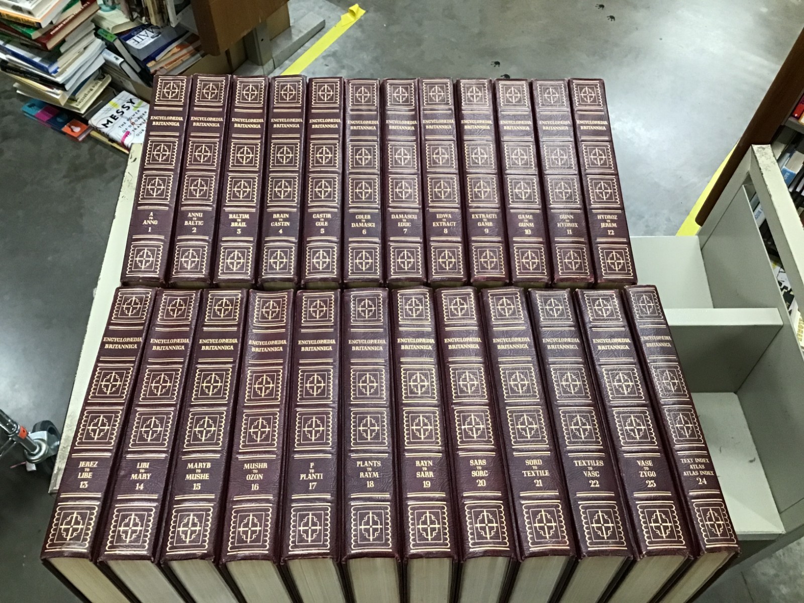 Encyclopedia Britannica COMPLETE SET 24 Volumes USA Vintage 1953 Encyclopedia Britannica COMPLETE SET 24 Volumes USA Vintage 1953