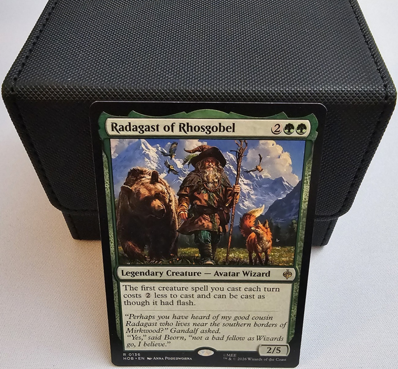 Radagast of Rhosgobel MTG Commander Deck EDH Mono Green Flash Ramp The Hobbit