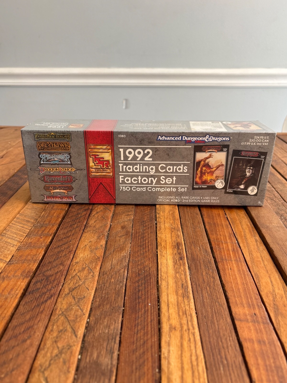 1992 TSR advanced dungeons and dragons trading cards factory sealed set 750 card