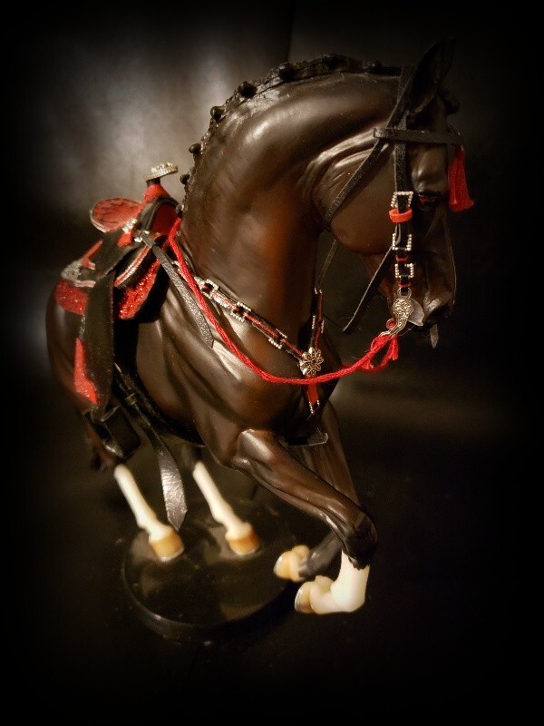 Ooak/LSQ CM Trad. Breyer Western Saddle Set. Ooak/LSQ CM Trad. Breyer Western Saddle Set.