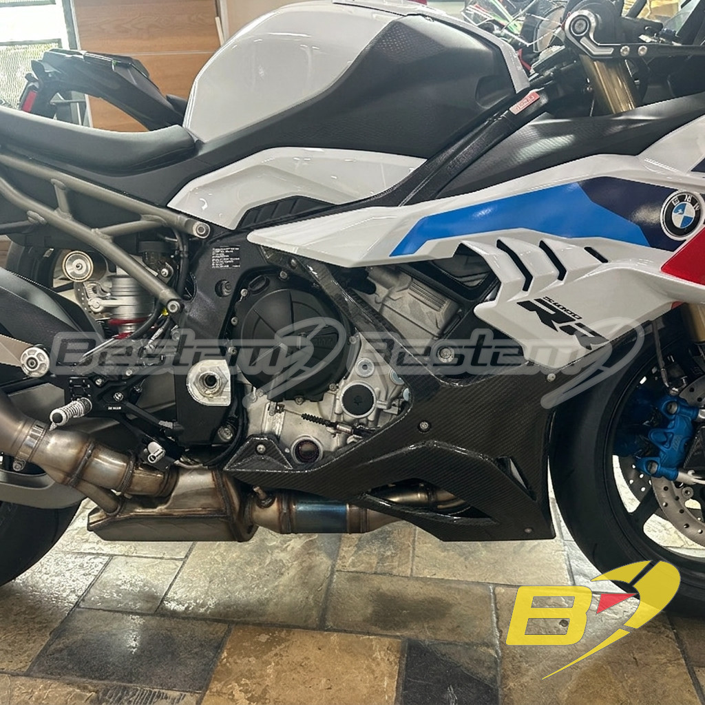 2020-2026 BMW S1000RR Belly Pan Lower Fairing Twill- 100% Carbon Fiber