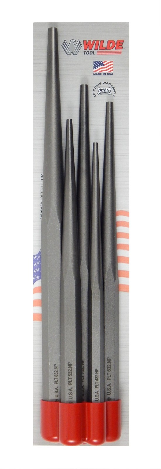 Wilde Tool 5pc Extra Long Taper Line up Drift Punch Set Professional MADE IN USA Wilde Tool 5pc Extra Long Taper Line up Drift Punch Set Professional MADE IN USA