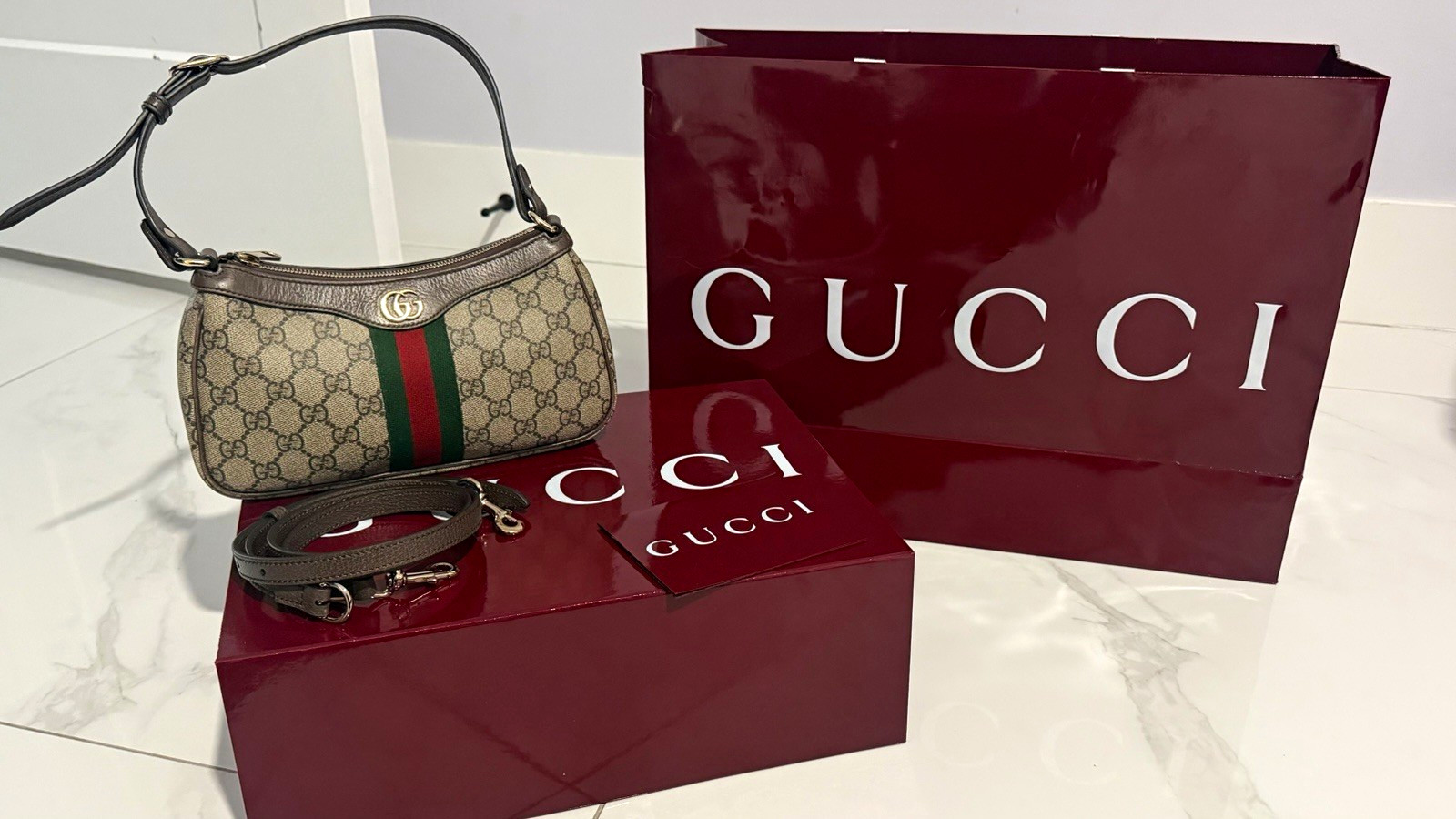 Gucci Small Ophidia Shoulder Bag