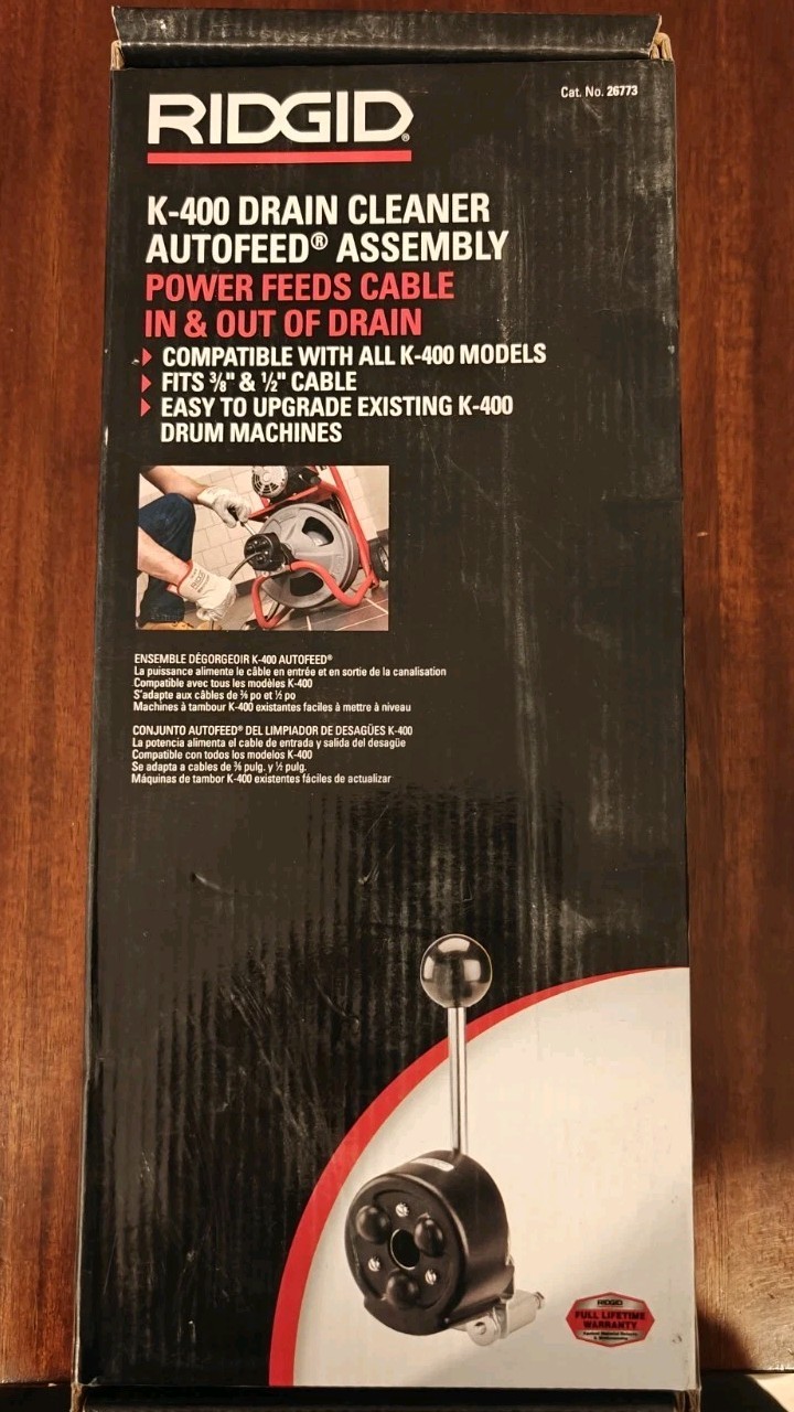 Ridgid 26773 Autofeed Assembly, 3/8 In. Or 1/2 In. Ridgid 26773 Autofeed Assembly, 3/8 In. Or 1/2 In.