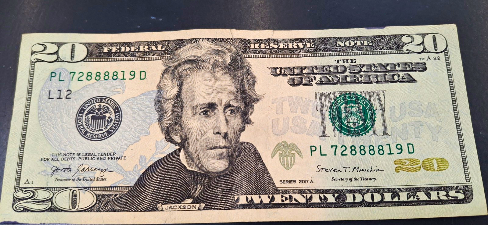 four 8s sequential serial number four 8s sequential serial number