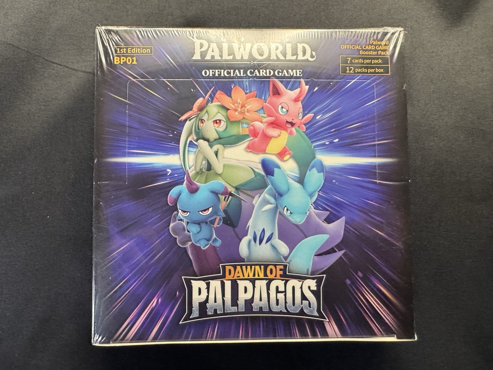 Palworld TCG: Dawn of Palpagos Booster Box 1st Edition English - ERROR BOX Palworld TCG: Dawn of Palpagos Booster Box 1st Edition English - ERROR BOX