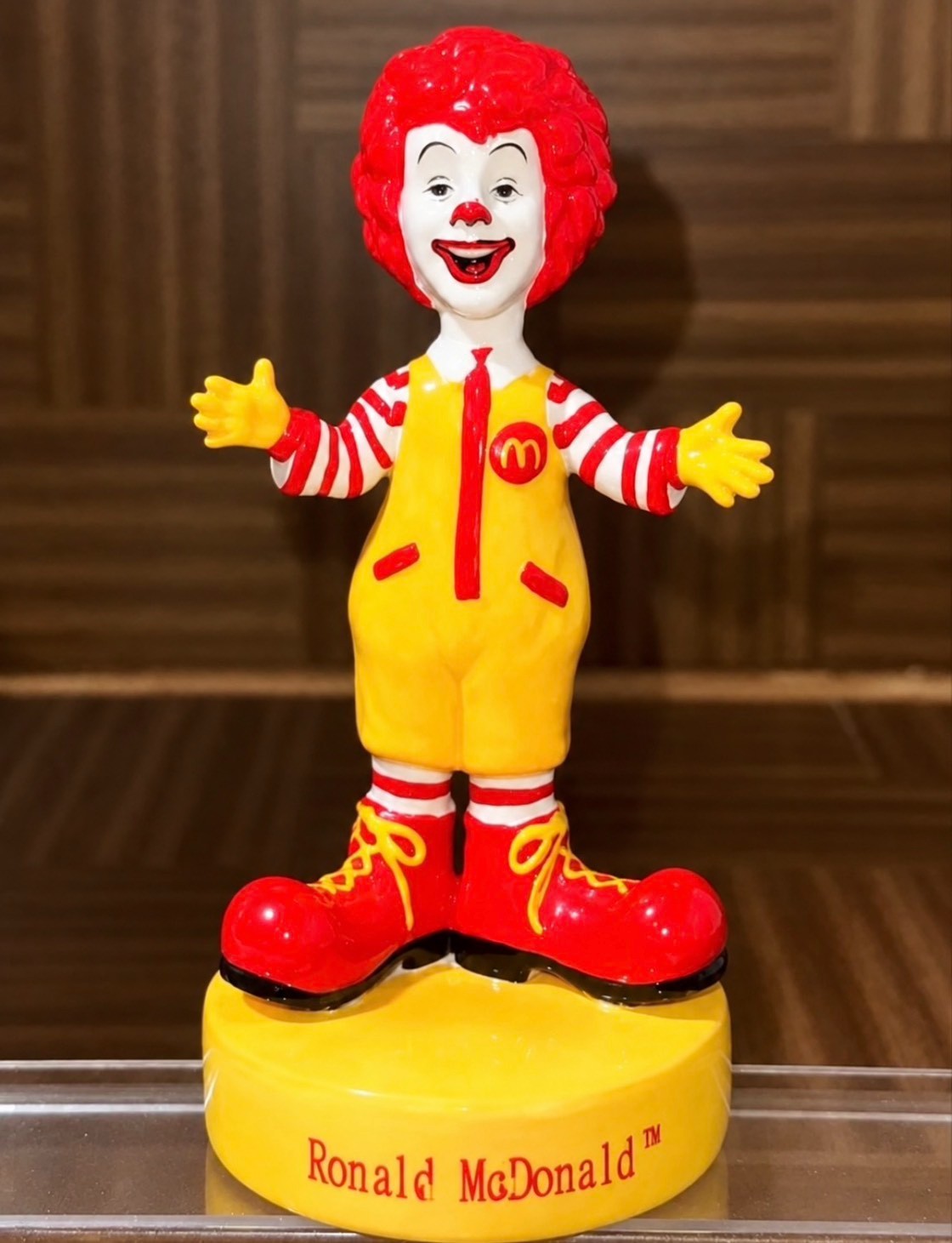 Vintage McDonald\'s Ceramic Ronald Figure – Not for Sale – Extremely Rare Vintage McDonald\'s Ceramic Ronald Figure – Not for Sale – Extremely Rare
