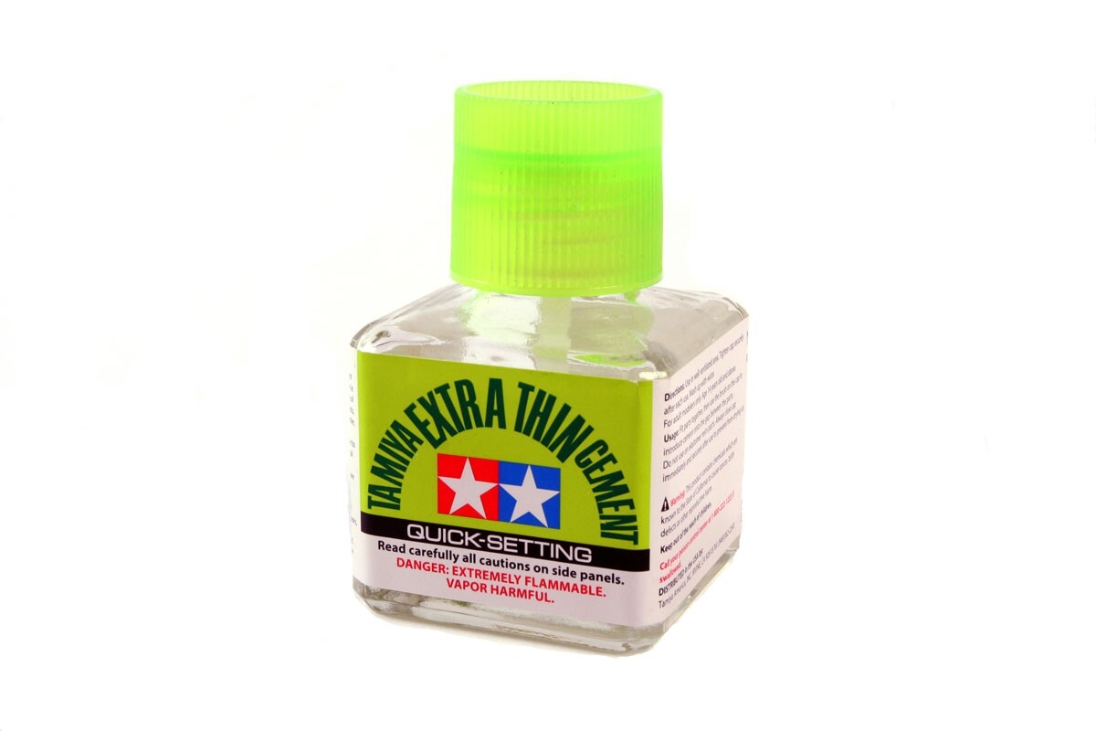 Tamiya 87182 Extra Thin Cement Quick Setting 40ml - US Fast Ship 100% Genuine
