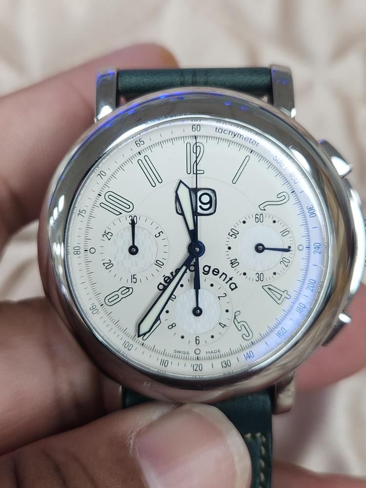 GERALD GENTA CHRONO SPORT 41MM, CHS.X.10, SN 106610 NO BX/PPRS CLR $ (TC4038049)