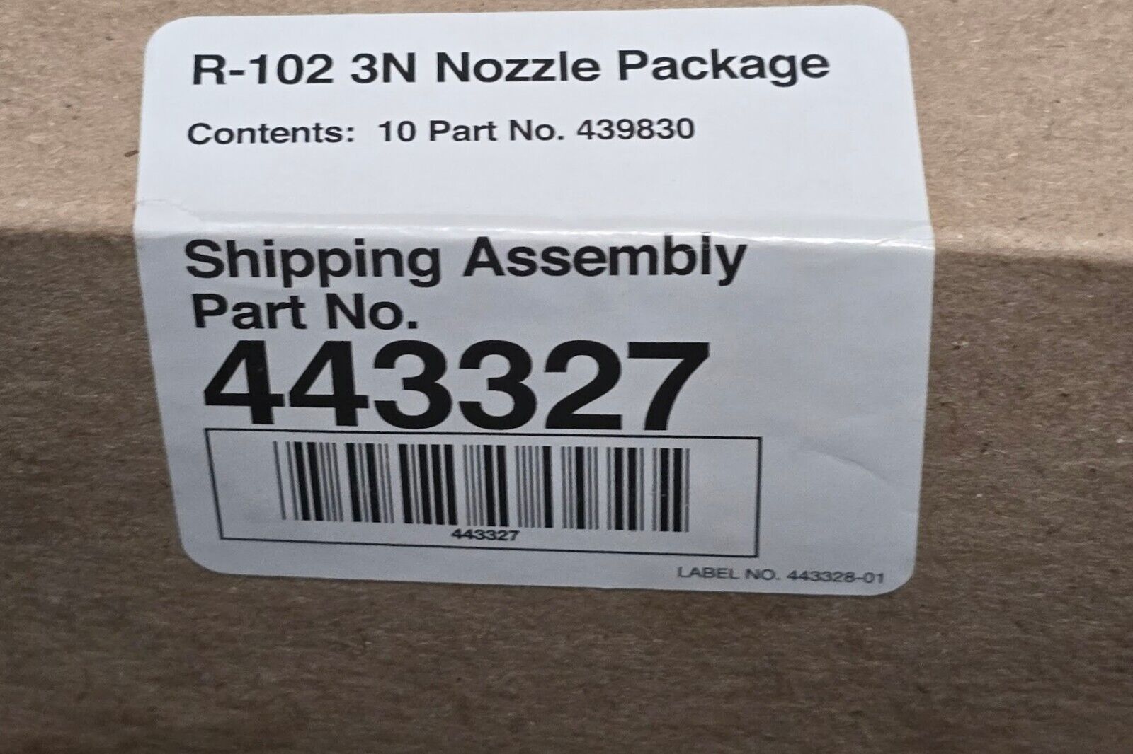 Ansul 3N Nozzles & Metal Caps - Box of 10, R-102 Fire Suppression 443327 NEW
