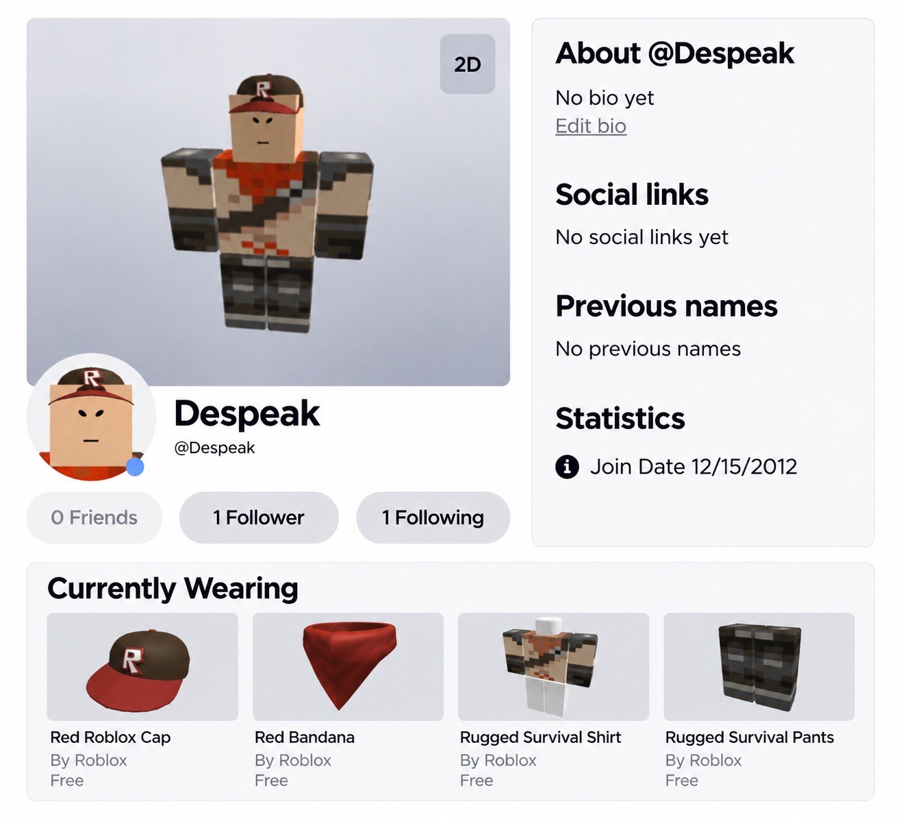 Despeak GUARANTEED (RARE) 2012 | OLD RO BLOX | UNVERIFIED | Fast And Legit Despeak GUARANTEED (RARE) 2012 | OLD RO BLOX | UNVERIFIED | Fast And Legit