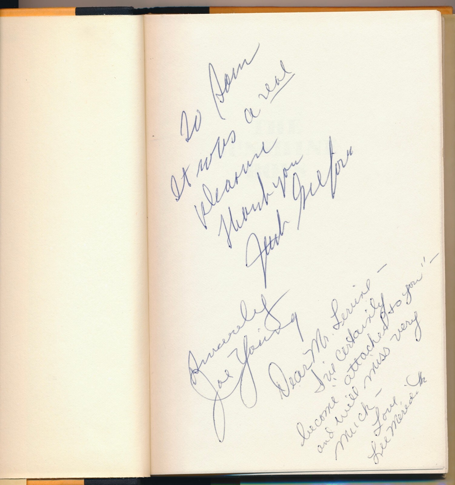 Jack Gilford Inscribed The Sunshine Boys Play to Sam Levene Broadway Film Star Jack Gilford Inscribed The Sunshine Boys Play to Sam Levene Broadway Film Star