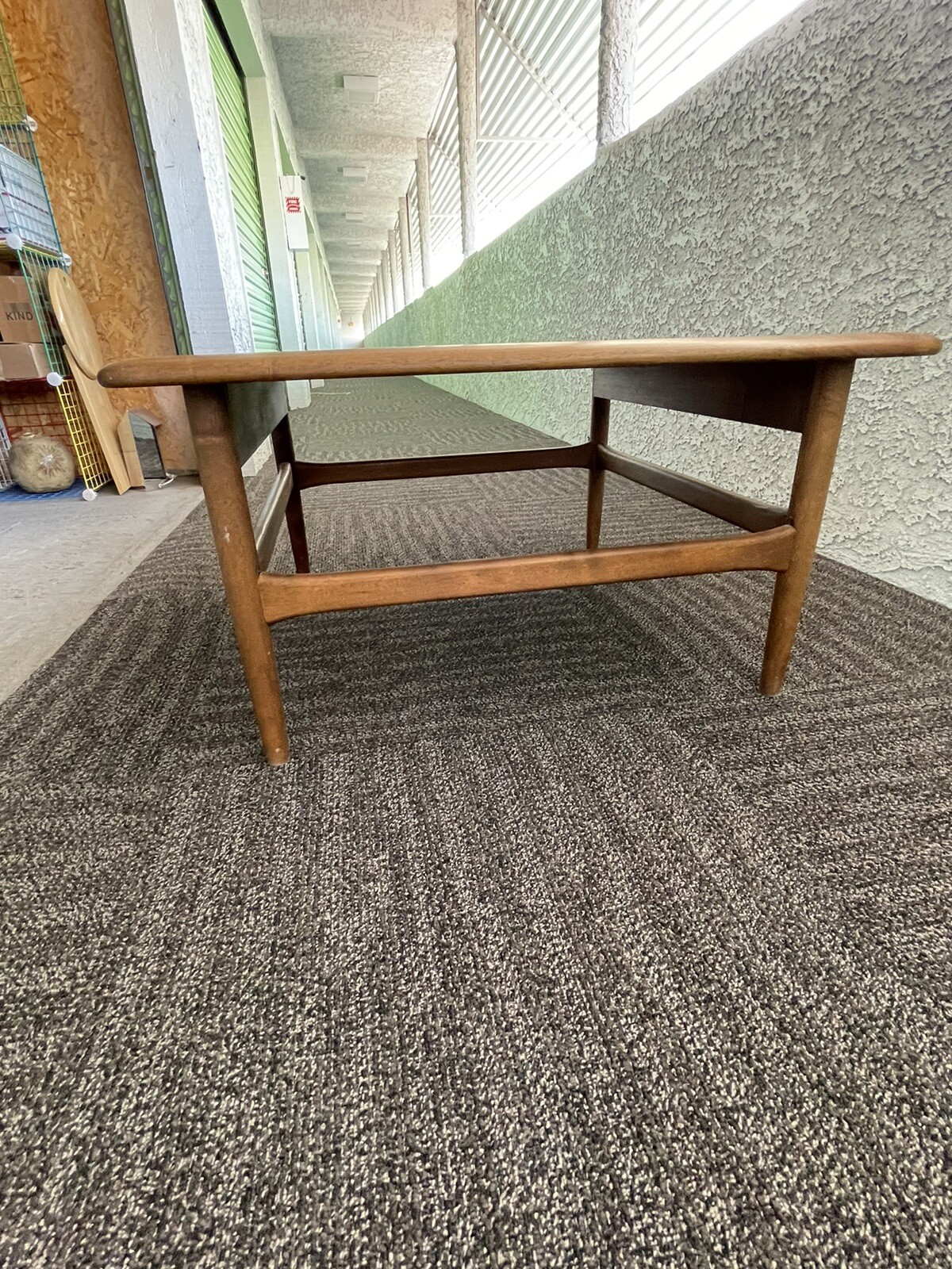 Vintage Gunnar Schwartz Mid Century Modern Danish Square Teak Coffee/Side Table Vintage Gunnar Schwartz Mid Century Modern Danish Square Teak Coffee/Side Table