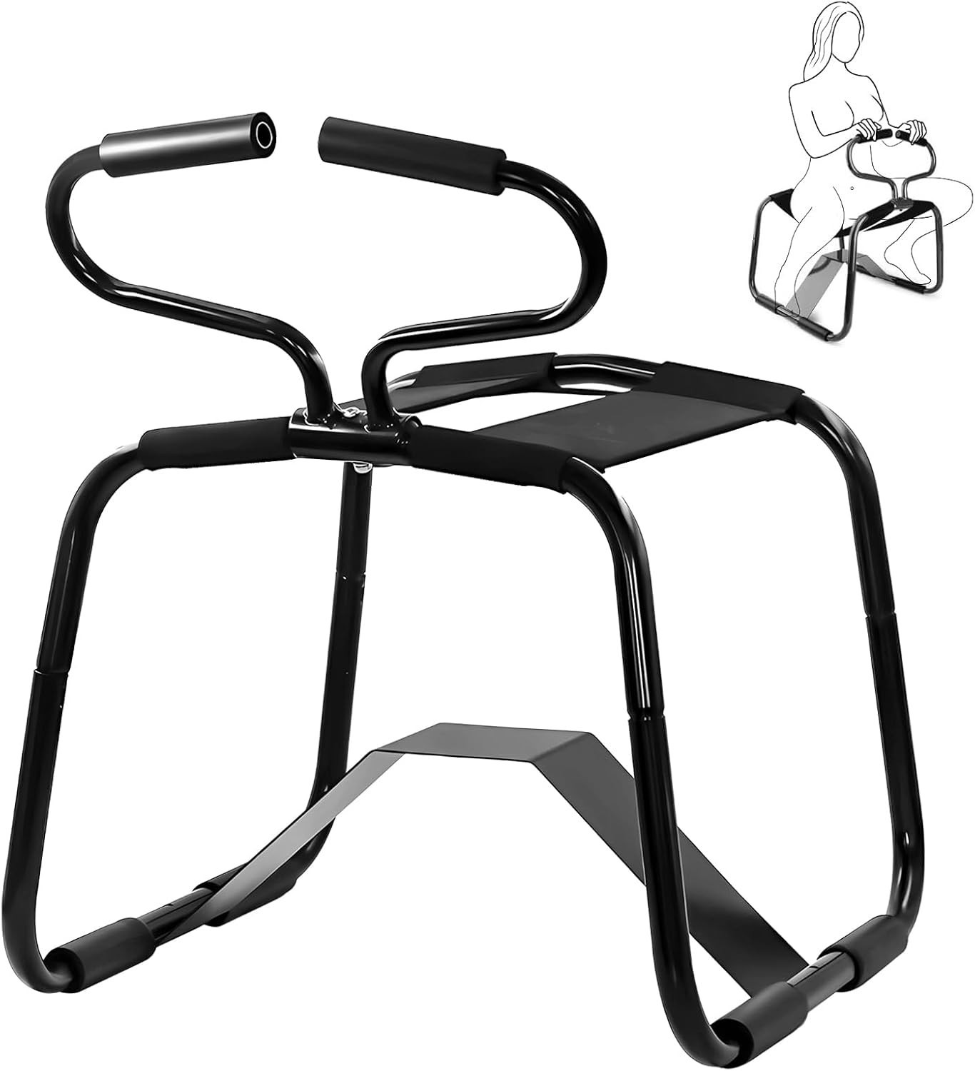 Bangin Bench Sex Stool w Handles Easy Rider Queening Queen Chair Seat Love New