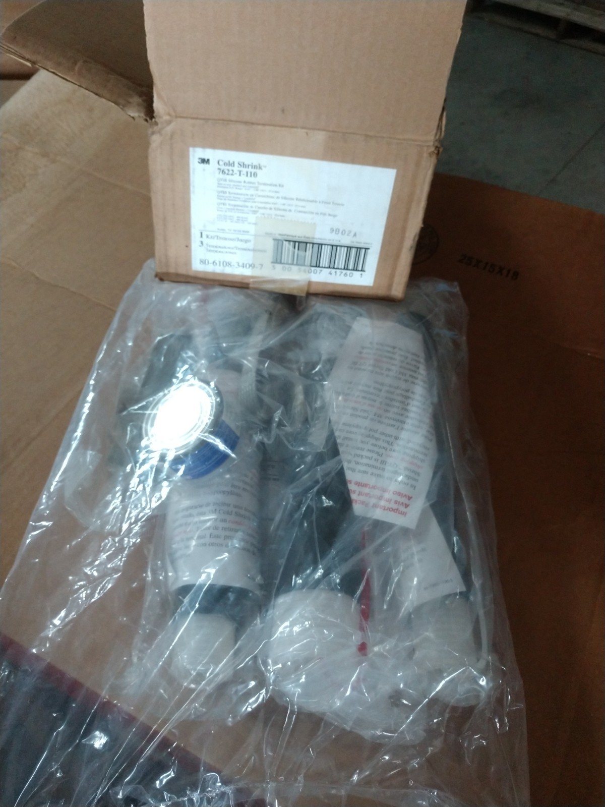3M 7622-T-110 Cold Shrink Kit BRAND NEW NOS 3M 7622-T-110 Cold Shrink Kit BRAND NEW NOS