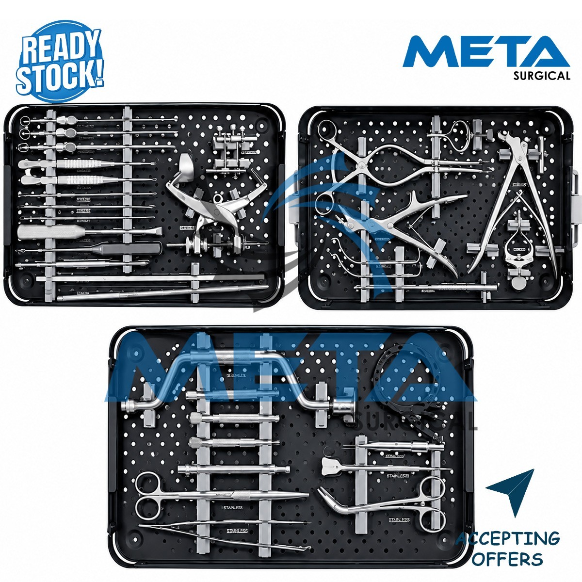 Neuro Surgery Craniotomy Instruments Set Neuro Surgery Craniotomy Instruments Set