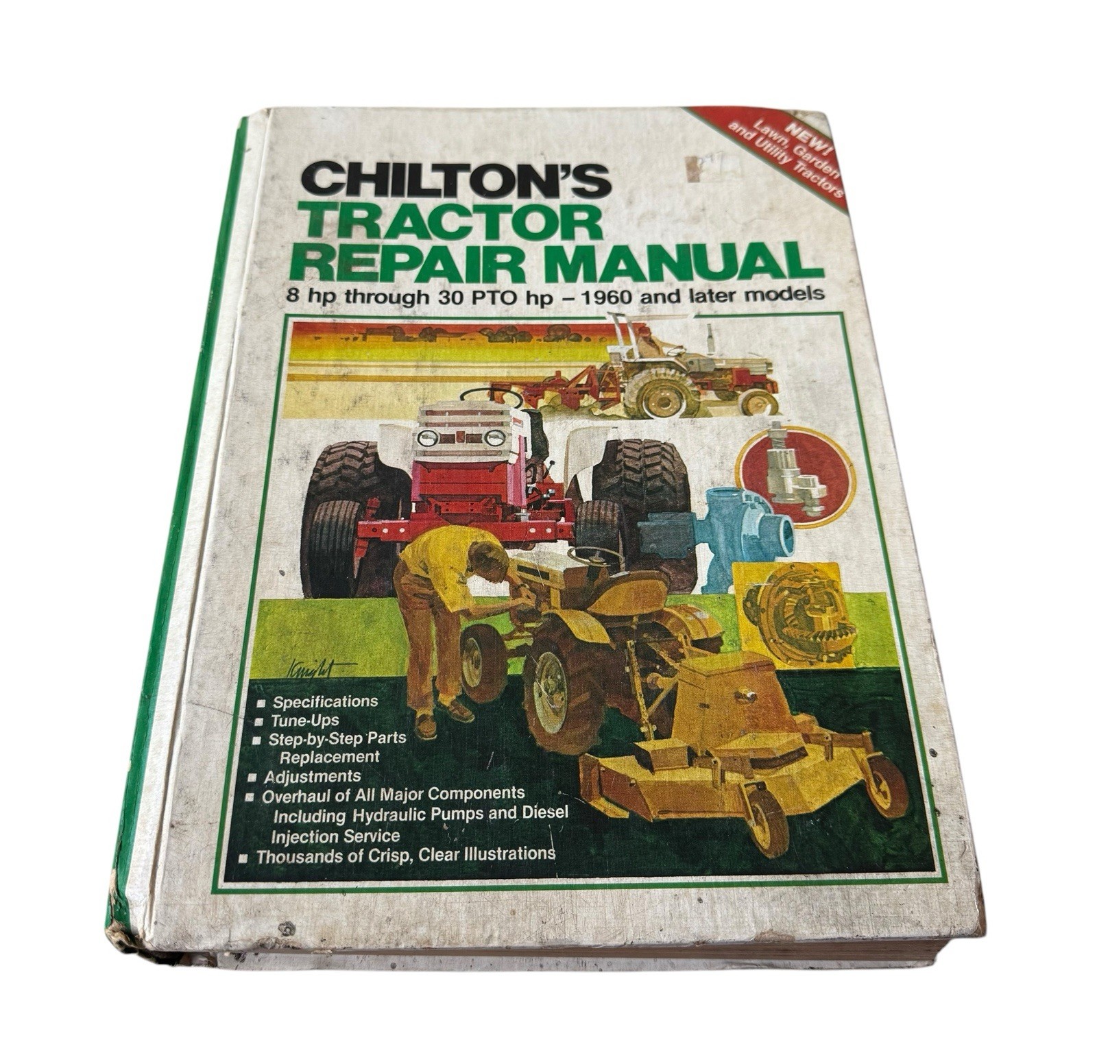 Chilton's Tractor Repair Manual - 8Hp through 30 PTO Hp - 1960 and Later Models