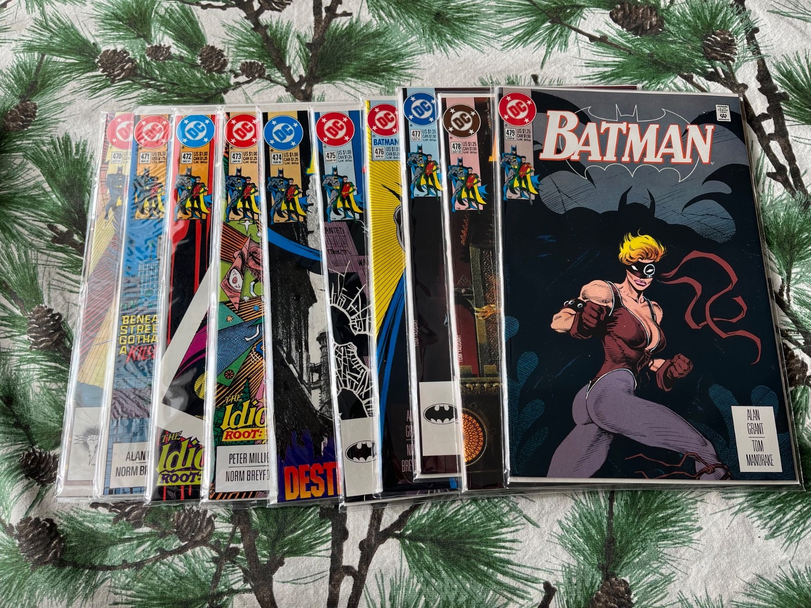 DC Comics: BATMAN #470-#479 COMPLETE 1991-92 F/VF