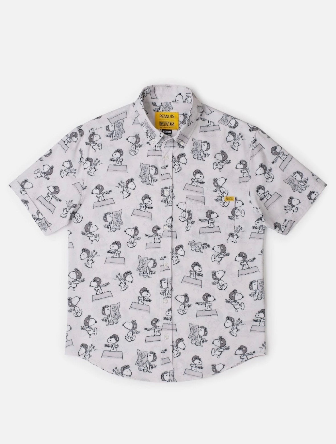 Rsvlts Peanuts “The Flying Ace” Kunuflex Shirt Snoopy Pilot / Peanut Gallery New Rsvlts Peanuts “The Flying Ace” Kunuflex Shirt Snoopy Pilot / Peanut Gallery New