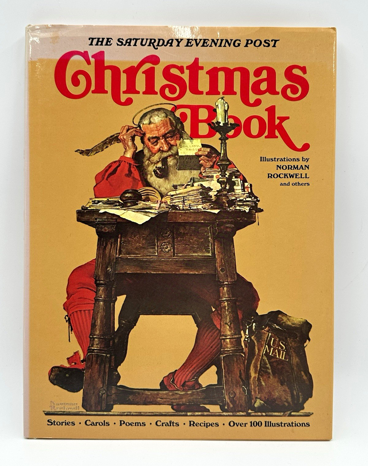 The Saturday Evening Post Christmas Book Norman Rockwell Illustrated HC w/ DJ