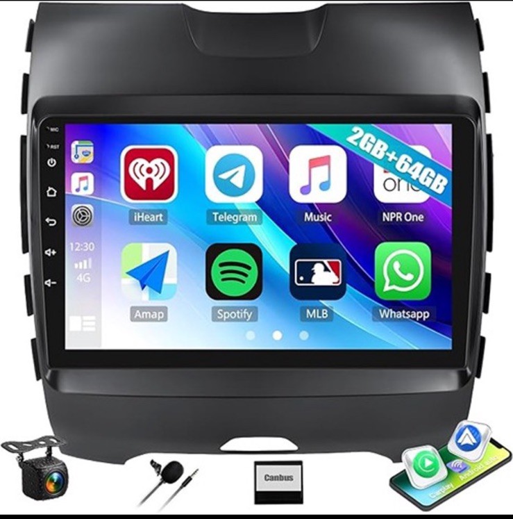 2 64GB Car Radio for Ford Edge 2015-2018 Wireless Carplay Android Auto 9 Inch 2 64GB Car Radio for Ford Edge 2015-2018 Wireless Carplay Android Auto 9 Inch