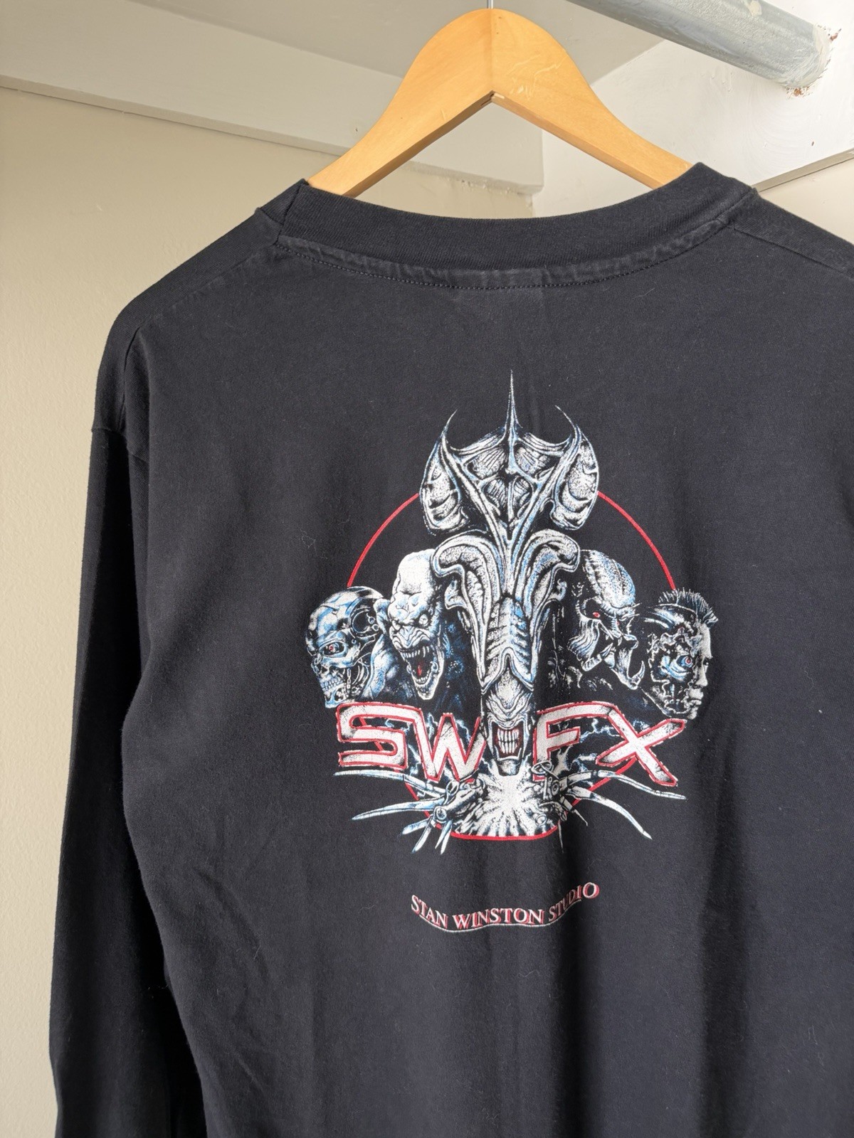 VTG 90s RARE Stan Winston Studio Shirt Size XL Predator Alien Terminator Movies VTG 90s RARE Stan Winston Studio Shirt Size XL Predator Alien Terminator Movies