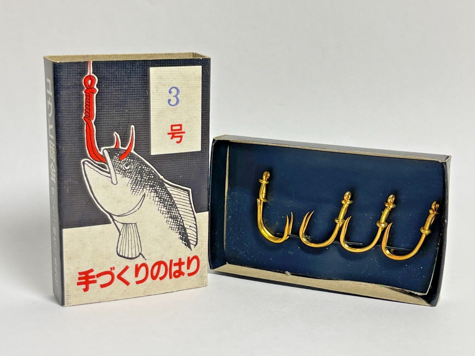 YUUHI SHOKAI Phantom Lightning Hook Handmade Hook #3 4pcs Vintage Rare