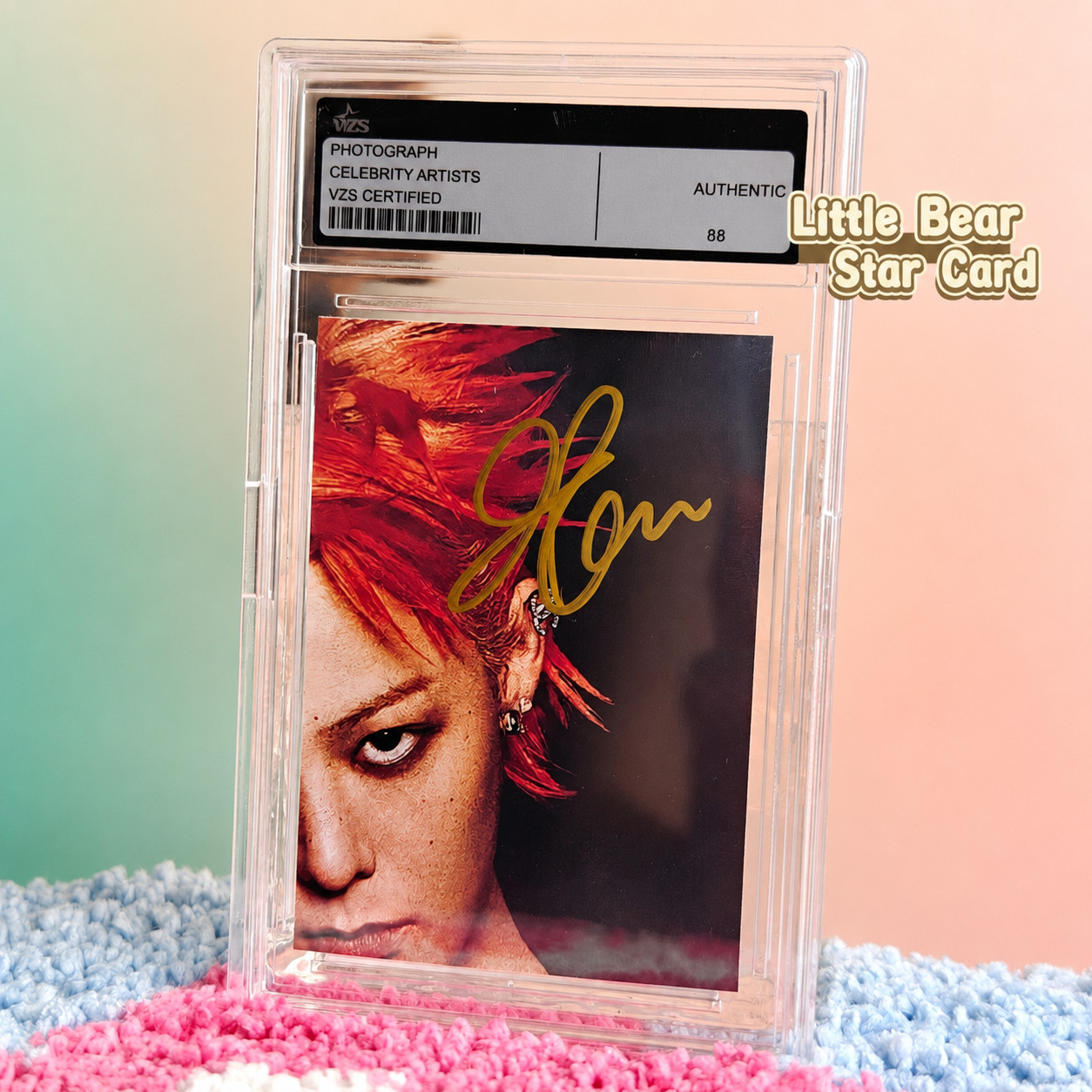 G Dragon BIGBANG Signed Photo Kpop Idol Korean Music Collectible Gift Fans