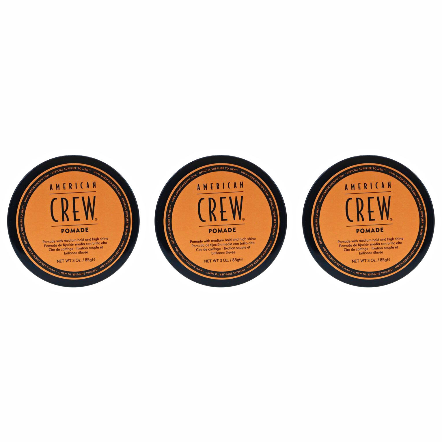 american crew hair pomade styling product 3oz (3 pack) american crew hair pomade styling product 3oz (3 pack)