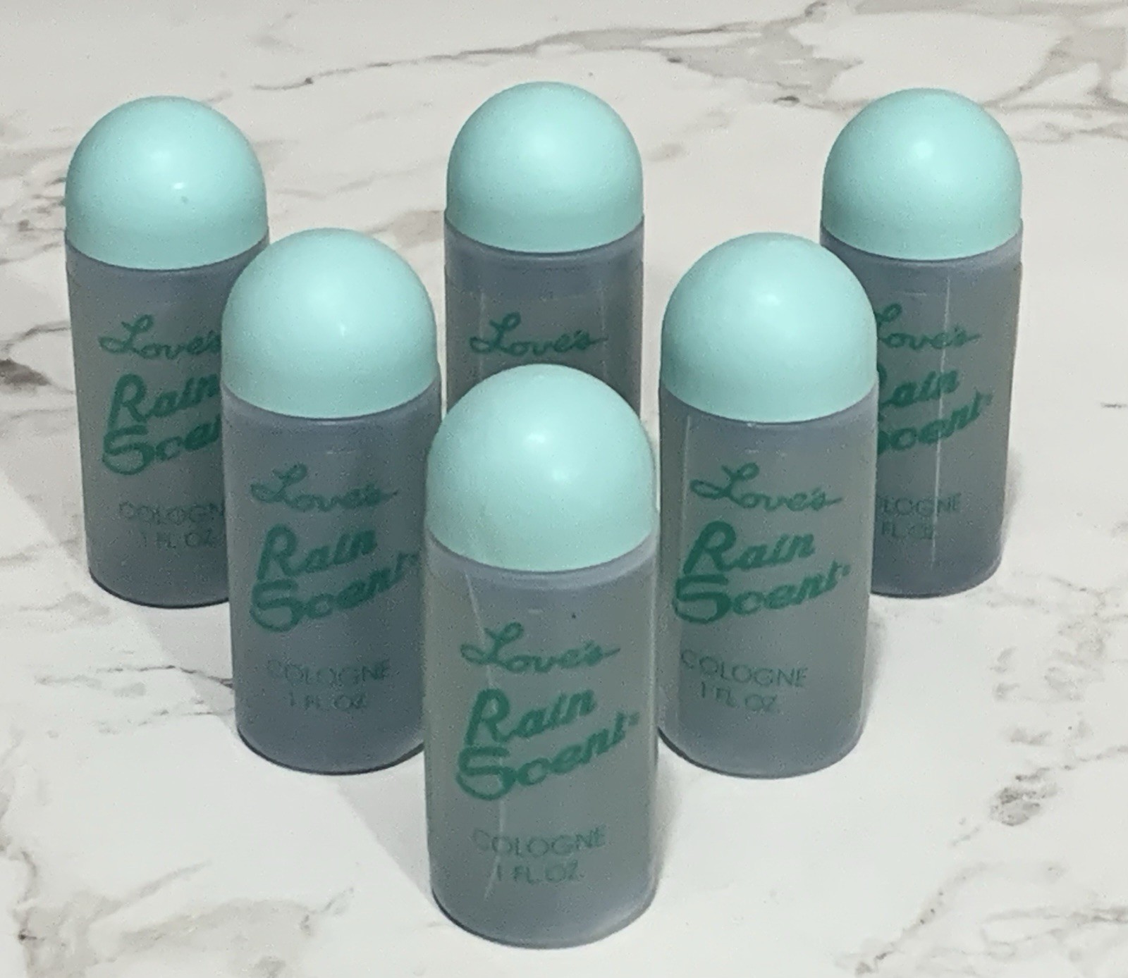 BLEMISHED - 6X MEM Love\'s Rain Scent Cologne perfume for women, vintage READ BLEMISHED - 6X MEM Love\'s Rain Scent Cologne perfume for women, vintage READ