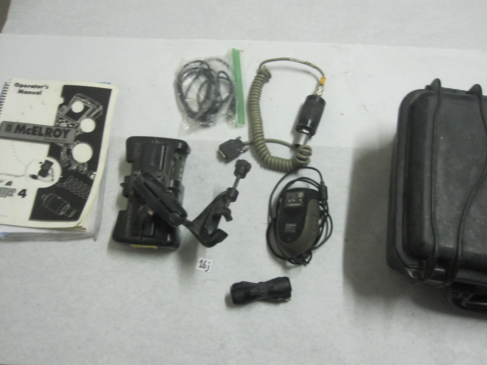 Nomad McElroy Fusion Datalogger 4 DL4M  Collector W Case & RAM Mount Manual