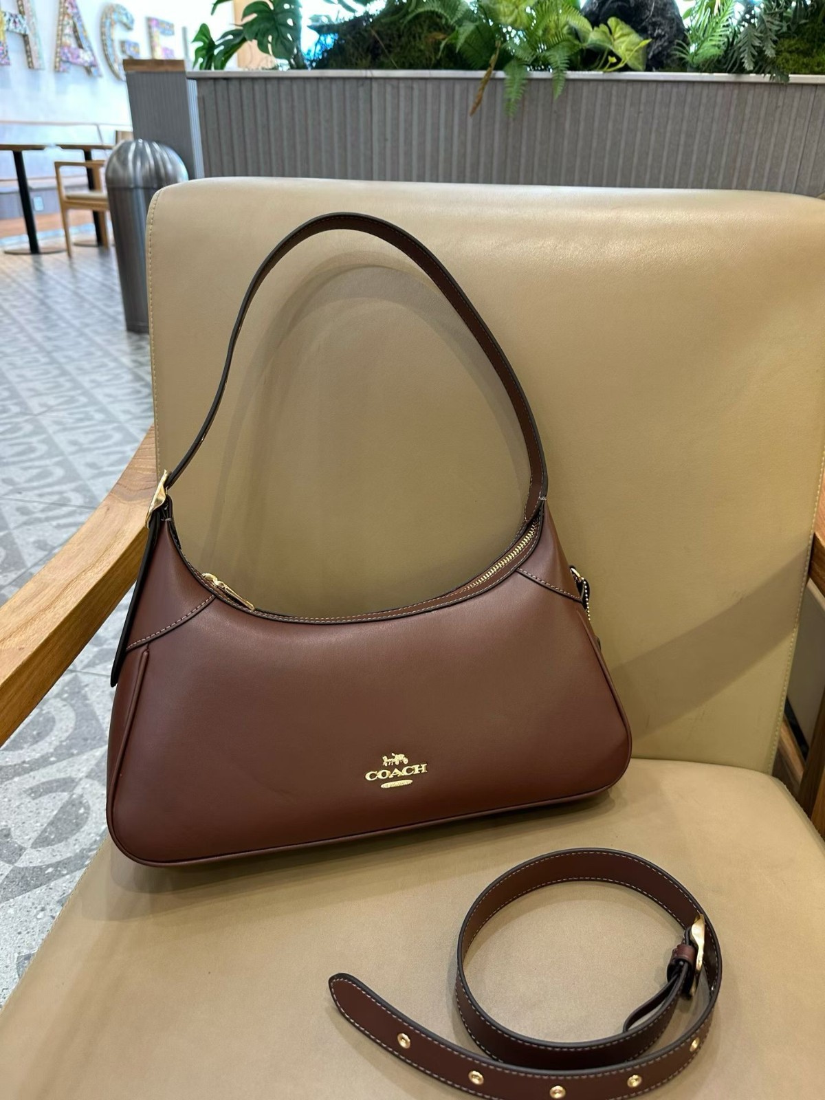 COACH CDV35 Ella Small Espresso New Outlet from Japan