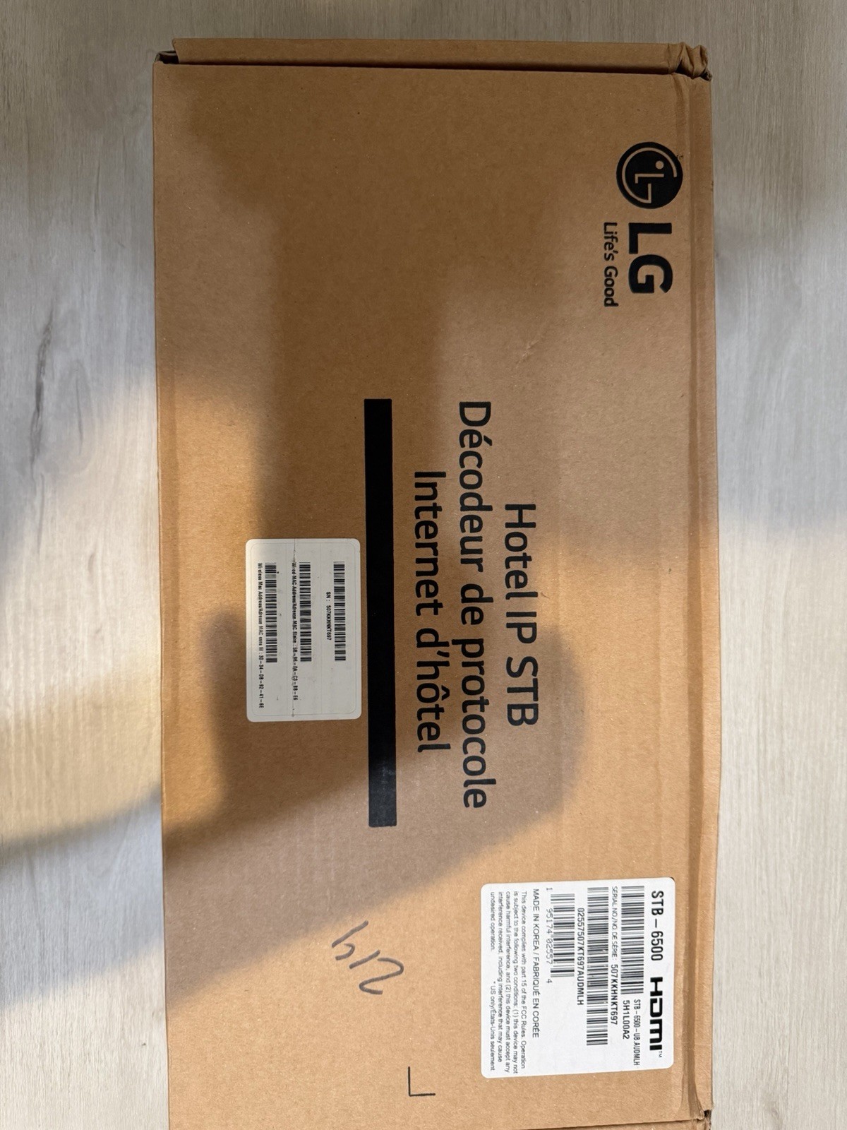 (3) LG STB-6500 Hotel IP Set-Top Box